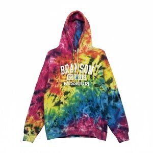 Isaac’s Design Tie-dye Pullover Sweatshirt Size XL “Branson Missouri Est. 1912”